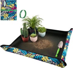 Repotting Mat for Plant Transplanting and Mess Control 29.5″x 29.5″ Oxford Fabri