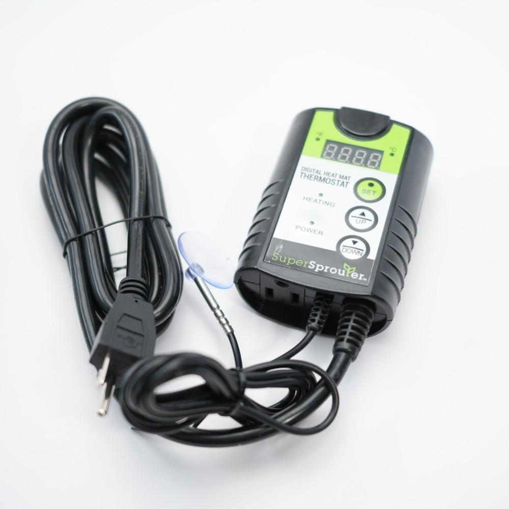 Super Sprouter Digital Heat Mat Thermostat Controller – Accurate Control