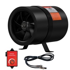 Ficbxra 6 Inch Inline Duct Fan Speed Controller – Ec Motor Ventilation Exhaust