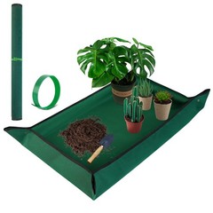 Extra Large Repotting Mat for Indoor Plant Transplanting and Mess Control, 43″ X