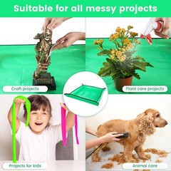 26.8″X26.8″ Repotting Mat for Indoor Plant Transplanting Control Mess Waterproof