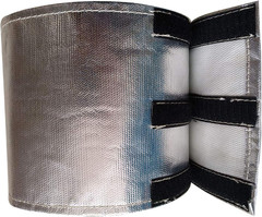 SWI PARTS Universal Starter heat shield 7 X 24 in Wrap Self Attaching