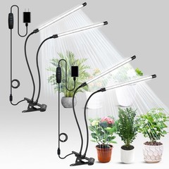 bseah Plant Grow Light for Indoor Plants, Full Spectrum 2-Pack 2 Tubes, White