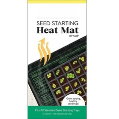 Seed Starting Heat Mat 10″ X 20″, Fits All Standard Seed Starting Trays