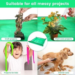Waterproof Plant Repotting Mat Indoor Potting Soil Transplant Tray 26.8in