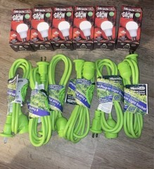 Miracle LED Greenhouse Full Spectrum 6 foot corded Kit With Bulbs