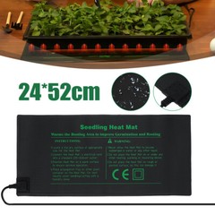 Seedling Heat Mat Seed Starter Heating Pad Plants Germination Hydroponic 24*52cm
