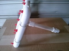 2 Clone Machine Bucket Manifolds Hydroponic 64 System w/ Riser EZ 360 Lot of 2