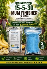 Plant Marvel 15-5-30 Fertilizer 2 LB K-Mag Banana, Tomato & Tropical Plants