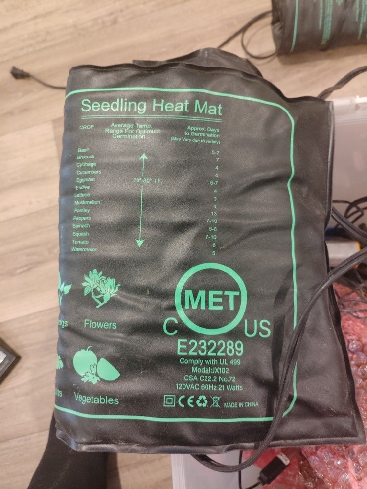 MET Seedfactor Seedling Heat Mat Hydroponic Heating Pad Home Garden Seed Starter