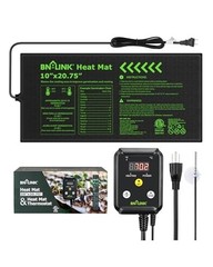 Seedling Heat Mat with Thermostat Controller – 10″ x 20.75″ for Indoor Plant Ger