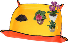 30″ X 30″ Large Plant Repotting Mat for Indoor Plants Potting Soil, Foldable Wat
