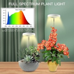 2PK KENOME LED Grow Light with Full Spectrum for Indoor Plants Height Adjustable