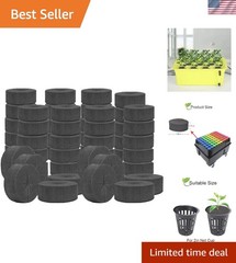 Hydroponics Cloning Collar Inserts – 50 Pack, Fits 2 Inch Pots, Safe & Effective