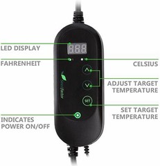 MET Seedling HeatMat Seed Germination Pad Mat with Digital Thermostat Controller