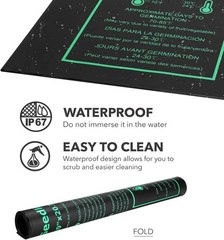 Uniform Heat Distribution Mat 20″ x 20.75″ with Digital Thermostat for Seedlings