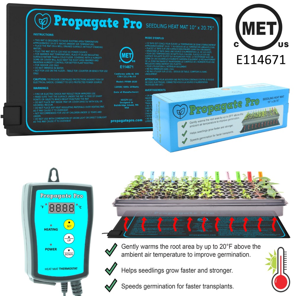 Waterproof Seedling Heat Mat Seed Starter Pad Germination Propagation 20″ 48″ 4′