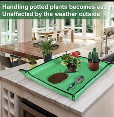 Repotting Mat For Indoor Plant Transplanting Mess Control 27″X 27″ FREE SHIPPING