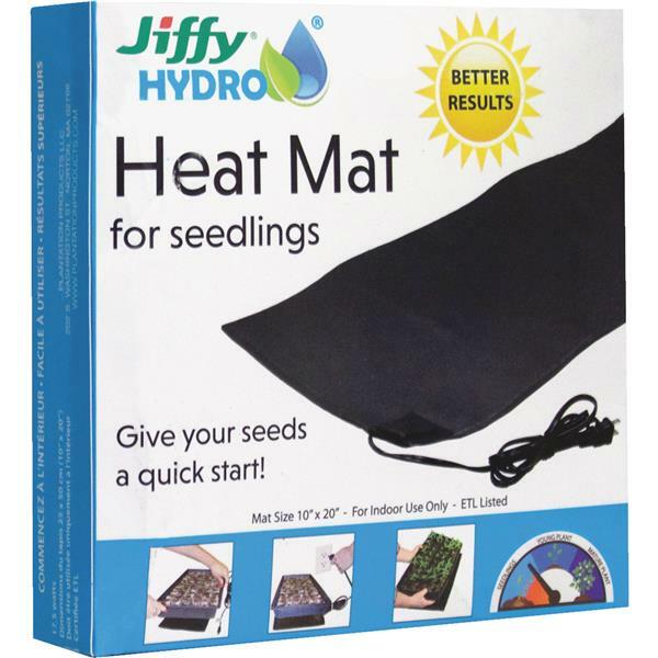 (8)-Jiffy Hydro 10 In. x 20 In. 17.5W Plant Seedling Tray Heat Mat KHEATMAT-8