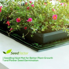 MET Certified Seedling Heat Mat Waterproof Germination Heating Pad 10″ x 20″