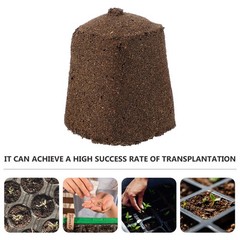 10Pcs Nutrient Peat Blocks for Fast Soilless Plant Growth and Transplanting