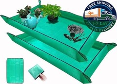 2 alfombrillas para trasplantar plantas de interior, 109 x 74 cm, gruesas.neuvo.