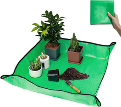 Repotting Mat for Potting Soil Mess Control, 26.8″ Plant Garden Mat | Waterproof