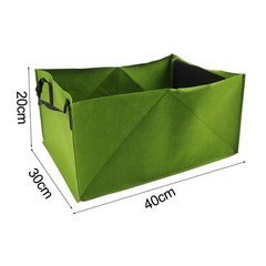 NonWoven Fabric Planting Bags Set of 4Pcs for Indoor Outdoor Gardening