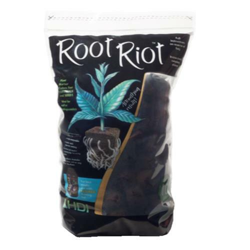 Root Riot 100 Replacement Cubes – organic seed moistened starter plugs