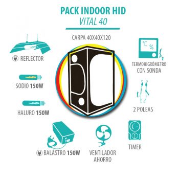 Pack Indoor HID Vital 40