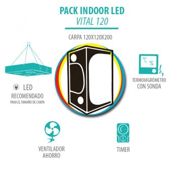 Pack Indoor LED Vital 120