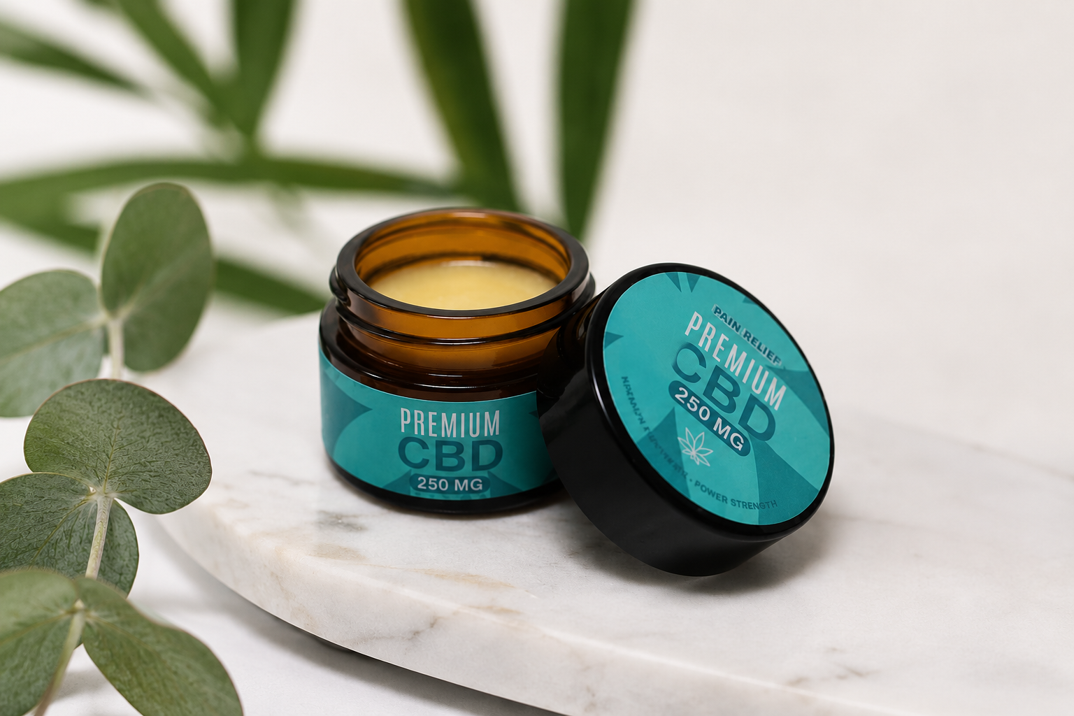 Crema de CBD 250 MG [Natural Hemp]